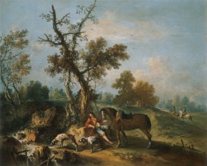 Landscape with a Resting Hunter